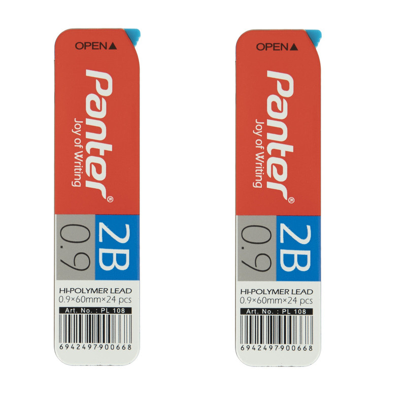 نوک مداد نوکی 0.9 میلی متری پنتر مدل Hi-polymer lead بسته 2 عددی نوک مداد نوکی 0.9 میلی متری پنتر مدل Hi-polymer lead بسته 2 عددی
