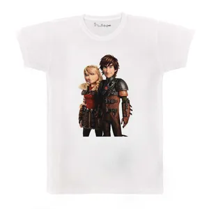 تی شرت بچگانه پرمانه طرح اژدها سواران کد pmt.3960