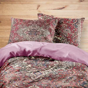 سرویس روتختی مدوپد طرح فرش چالشتر لچک و ترنج مدل C-bakhtiary14 یک نفره 4 تکه