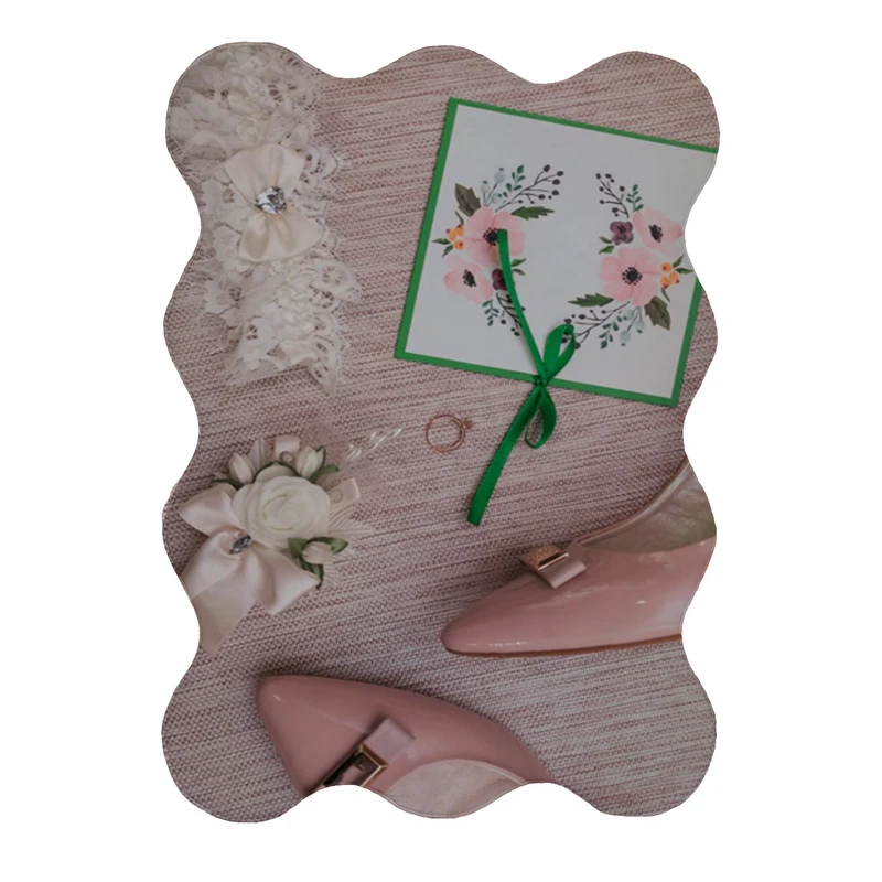 پادری مدل دالبر طرح عروسی کد 8033 سایز 80x110 سانتی متر 