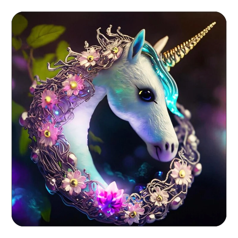 مگنت کاکتی طرح اسب تک شاخ و یونیکورن مدل mp31070