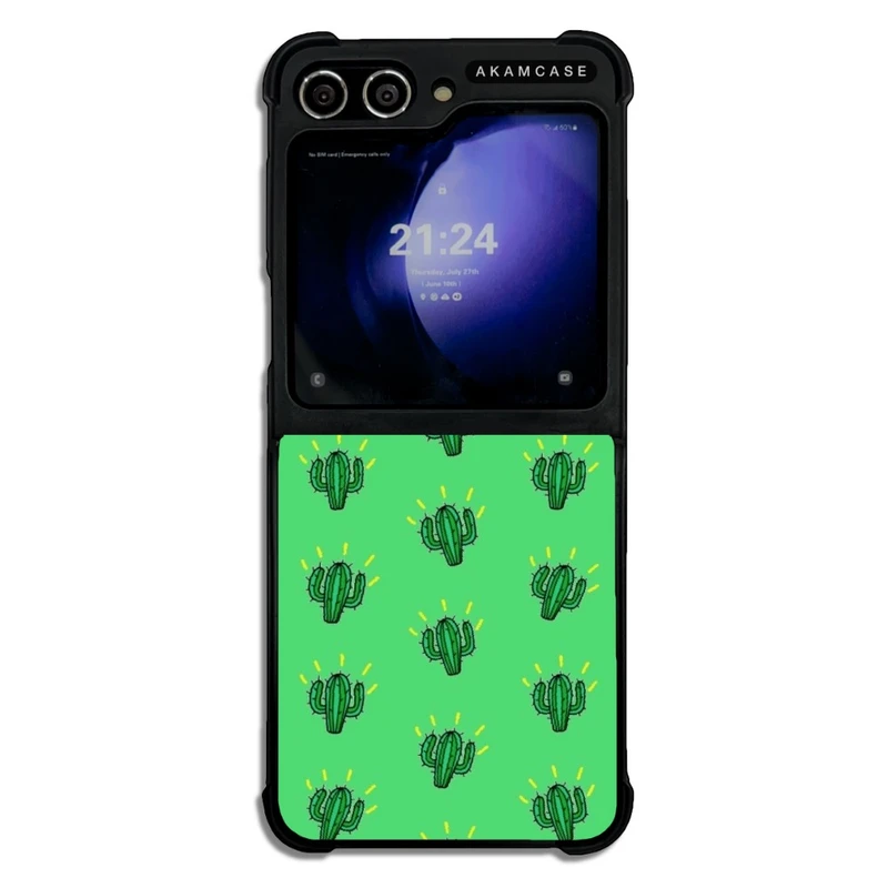 کاور آکام مدل AMC-WSGZFLIP5-CACTUS-44 مناسب برای گوشی موبایل سامسونگ Galaxy Z Flip 5