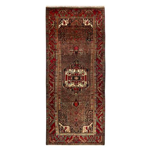 فرش دستبافت شش متری طرح کردی کد  9.38.215