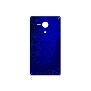 MAHOOT Blue-Holographic Cover Sticker for Sony Xperia SP