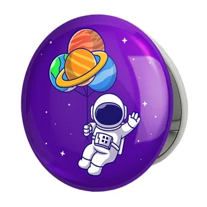 آینه جیبی خندالو طرح فضانورد مدل تاشو کد 25083 