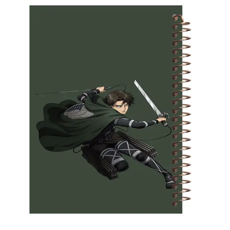 دفتر مشق 80 برگ طرح انیمه اتک اف تایتان کد J153