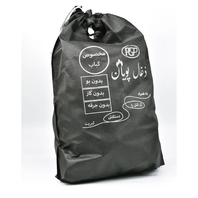 ذغال کبابی پویان گام پیام مدل 01 وزن 1/5 کیلوگرم مجموعه 4 عددی