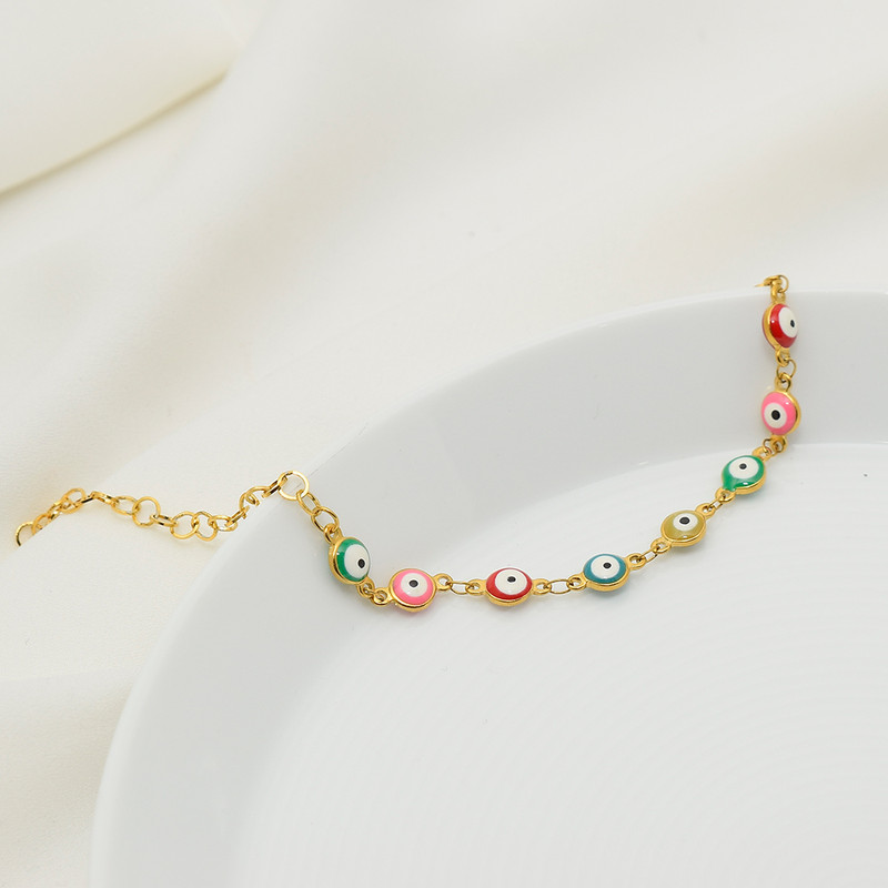 دستبند دخترانه دلنار گالری مدل چشم نظر دستبند دخترانه دلنار گالری مدل چشم نظر