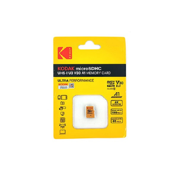 کارت حافظه microSDXC کداک کلاس 10 استاندارد UHS-I U3 سرعت 100MBps ظرفیت 128 گیگابایت