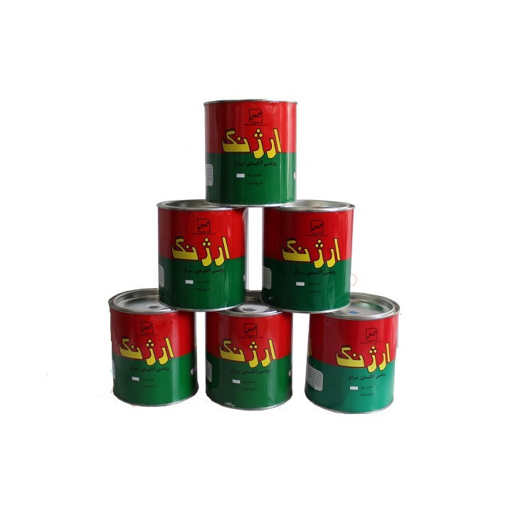پوشرنگ روغنی براق الکیدی قهوه ای روشن ارژنگ کد 581 وزن 1000 گرم