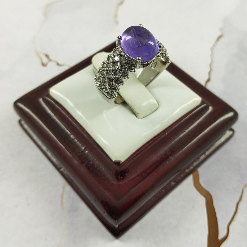 انگشتر نقره زنانه سلین کالا مدل آمتیس کد 36 انگشتر نقره زنانه سلین کالا مدل آمتیس کد 36