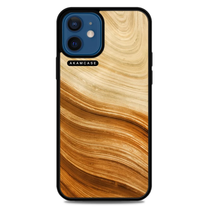 کاور آکام مدل AMC-WA12M-WOOD-27 مناسب برای گوشی موبایل اپل iPhone 12 Mini