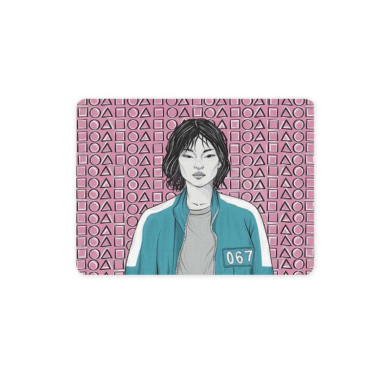 ماوس پد ترمه طراحان ایده مدل سریال اسکویید گیم کد cfp3096