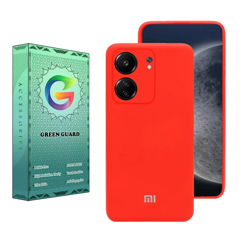 کاور گرین گارد مدل Ziro طرح سیلیکونی مناسب برای گوشی موبایل شیائومی Redmi 13C / Poco C65 