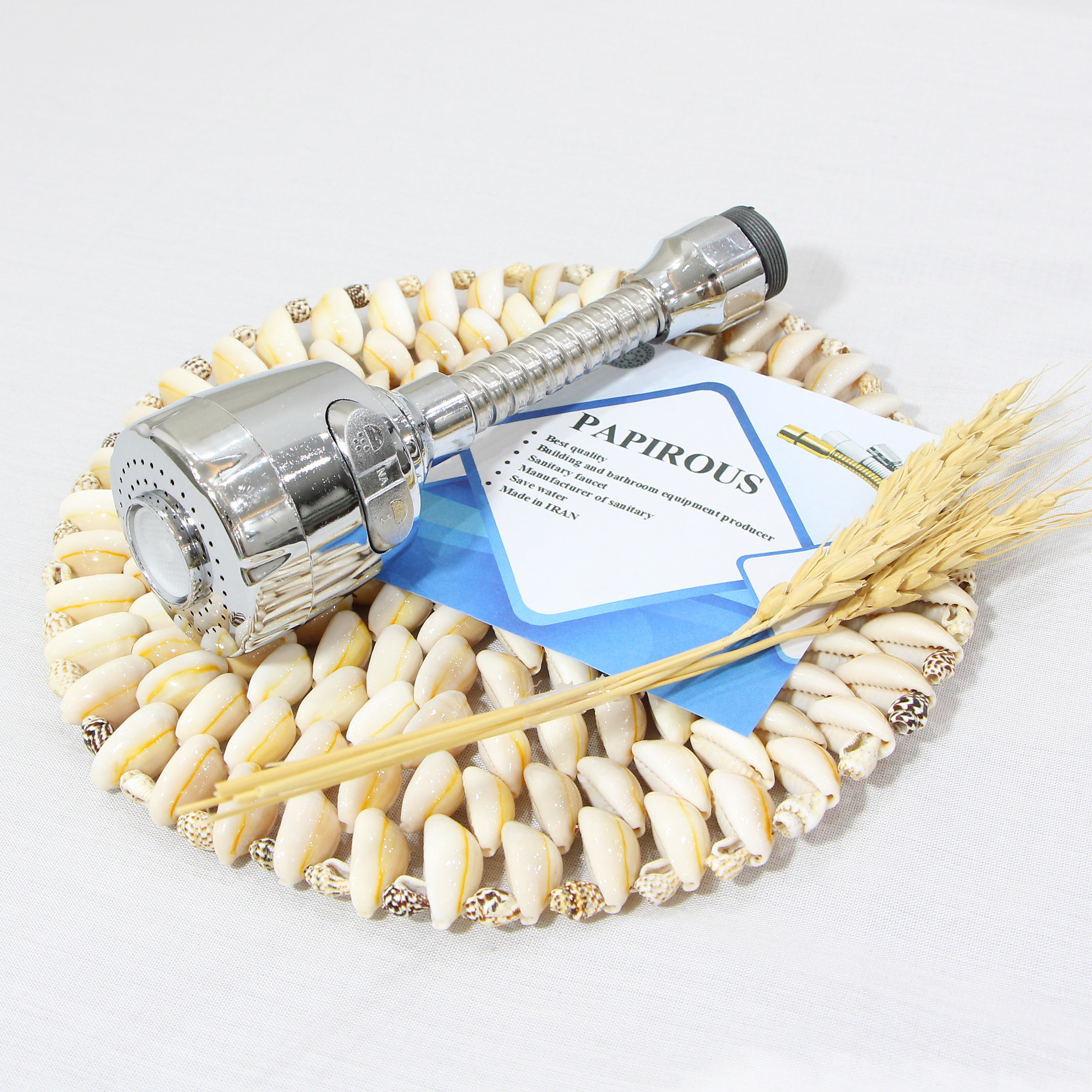 سری شیر آب پاپیروس مدل کاهنده مصرف آب قهرمان