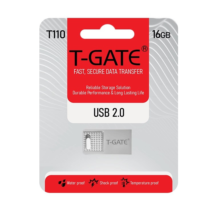 فلش مموری تی گیت مدل T110 ظرفیت 16 گیگابایت با رابط USB2.0