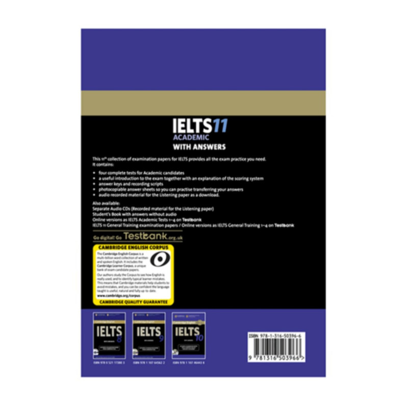 کتاب IELTS Cambridge 11 Academic اثر جمعی از نویسندگان انتشارات کمبریج کتاب IELTS Cambridge 11 Academic اثر جمعی از نویسندگان انتشارات کمبریج