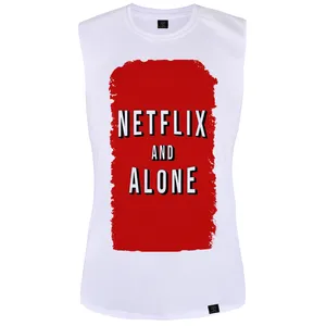 تاپ زنانه 27 مدل Netflix and Alone کد MH1255