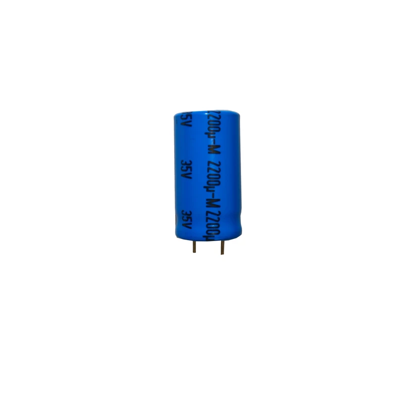 خازن 35 ولت 2200 میکرو فاراد مدل QS037 کد c26 بسته 10 عددی