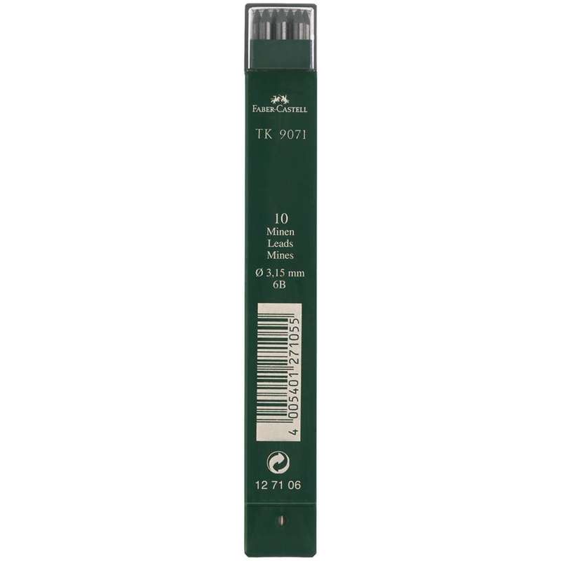 نوک مداد نوکی 3.15 میلی متری فابرکاستل مدل TK 9071 بسته 10 عددی نوک مداد نوکی 3.15 میلی متری فابرکاستل مدل TK 9071 بسته 10 عددی