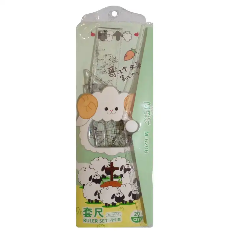 ست خط کش کد G11 مجموعه 4 عددی