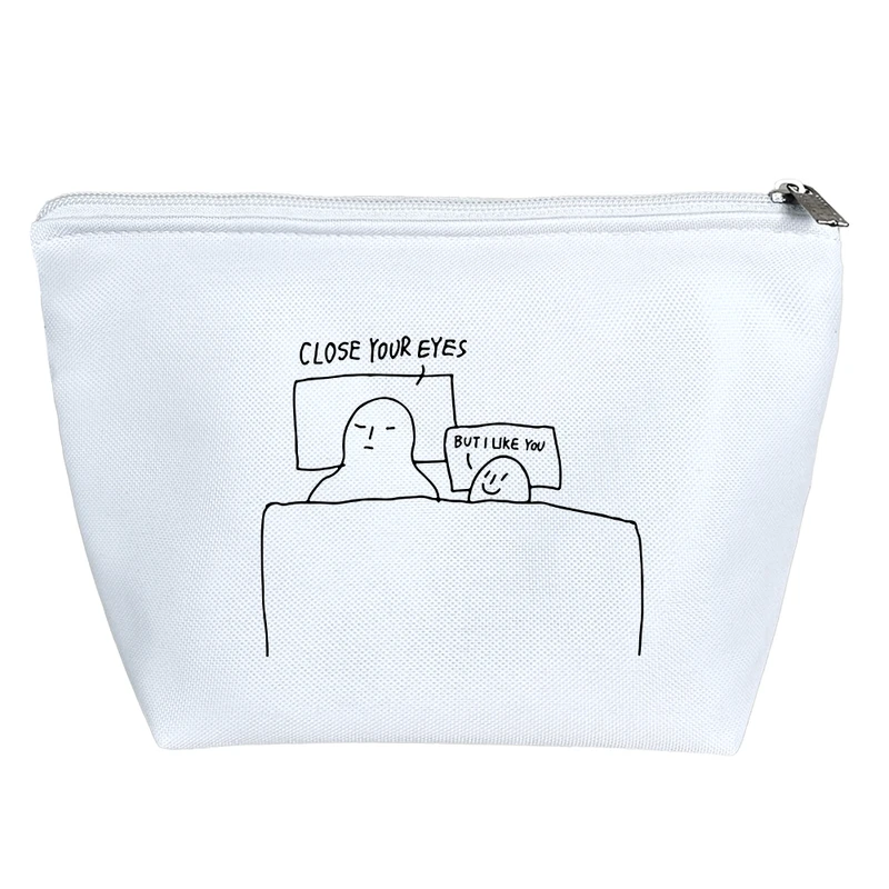 کیف لوازم آرایش دخترانه خندالو مدل خوابیدن کد 8390