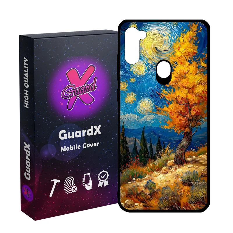 کاور گارد ایکس طرح منظره ونگوگ مدل Glass10752 مناسب برای گوشی موبایل سامسونگ Galaxy A11/M11