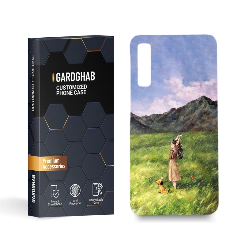   کاور گارد قاب مدل دخترانه مناسب برای گوشی موبایل سامسونگ Galaxy A7 2018 / A750