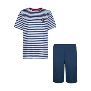 ست تی شرت آستین کوتاه و شلوارک زنانه ناربن مدل 1521299_7050-navy