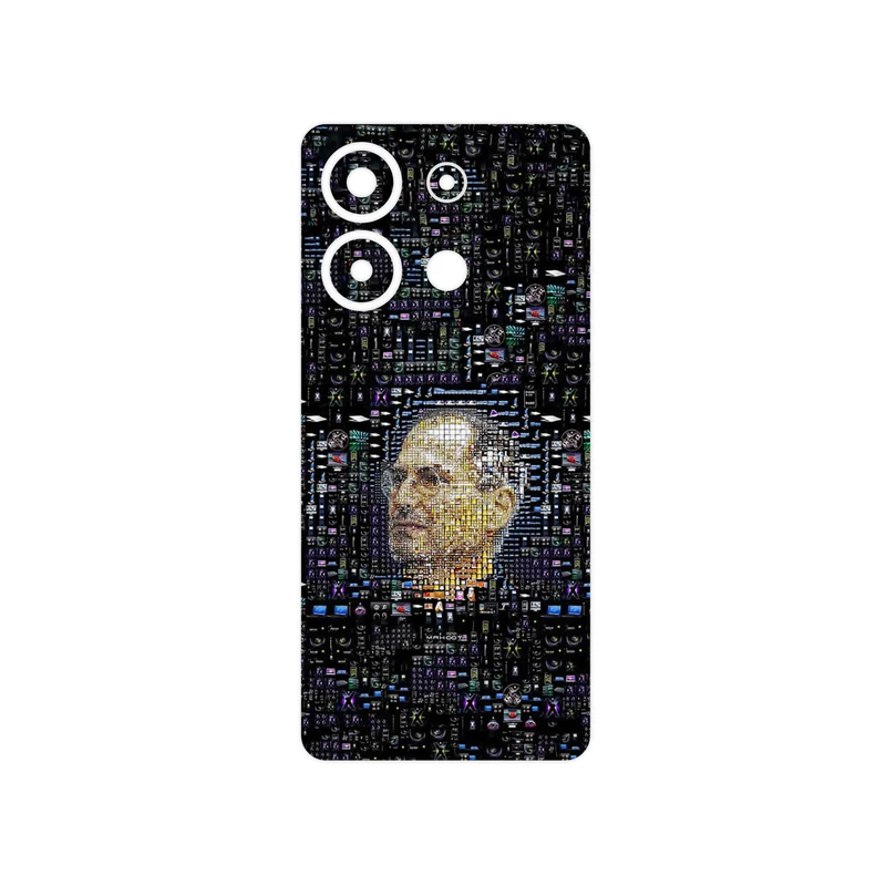 برچسب پوششی ماهوت مدل Collage of Steve Jobs 2 مناسب برای گوشی موبایل شیائومی Redmi Note 13 4G