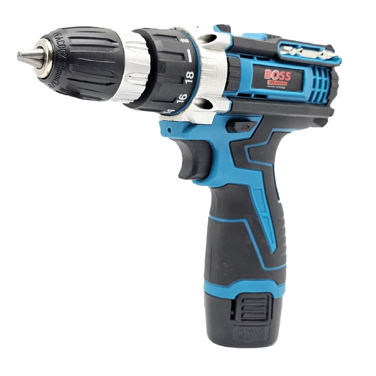 مجموعه 23 عددی دریل پیچ گوشتی شارژی باس مدل 1218 کد 1 مجموعه 23 عددی دریل پیچ گوشتی شارژی باس مدل 1218 کد 1