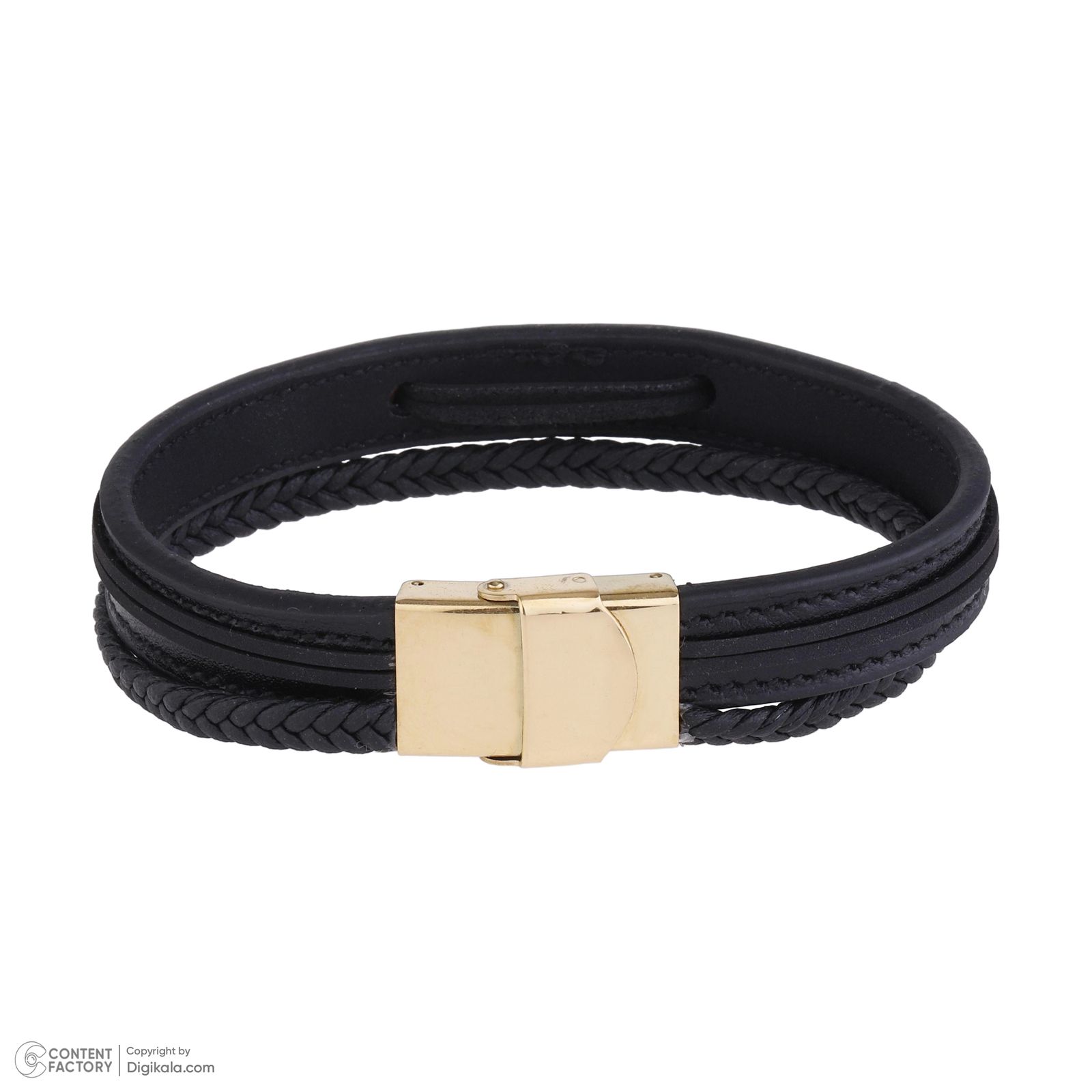 دستبند طلا 18 عیار مردانه مایا ماهک مدل MB1706 - - 4