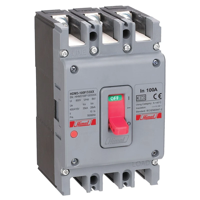کلید کامپکت غیر قابل تنظیم 400 آمپر هیمل مدل HDM6s400M4003XXX3