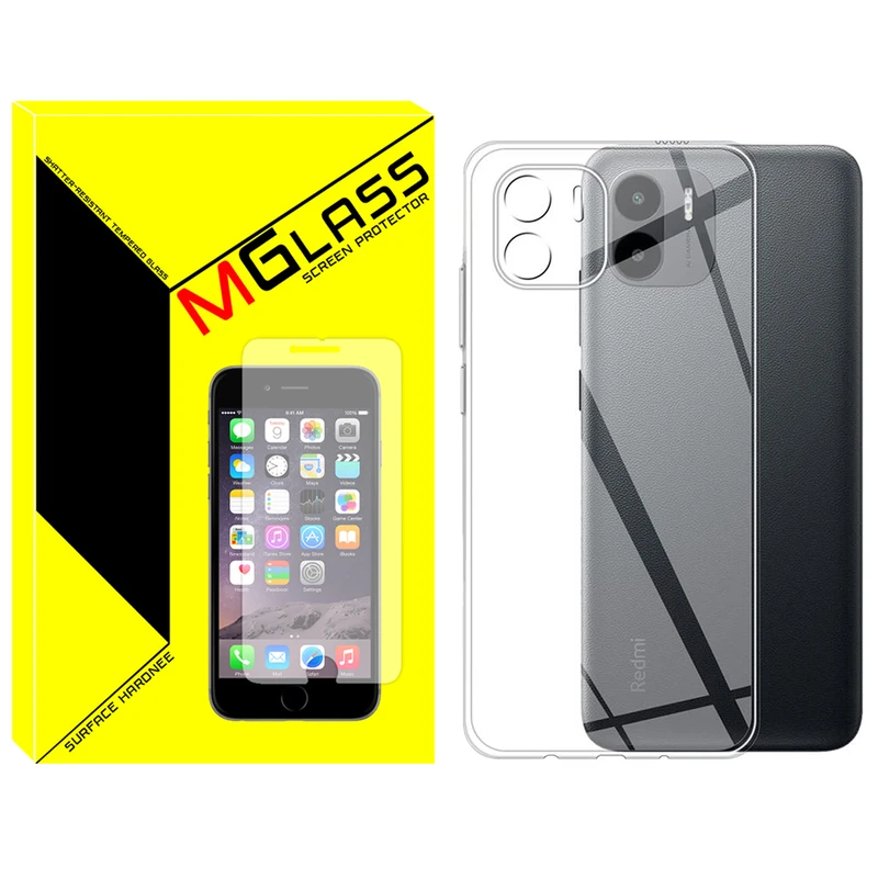 کاور ام‌گلس مدل Clear مناسب برای گوشی موبایل شیائومی Redmi A1 Plus