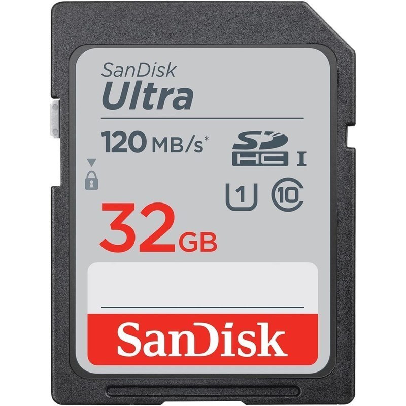 کارت حافظه SDHC سن دیسک مدل Ultra کلاس 10 استاندارد UHS-I U1 سرعت 120MBps ظرفیت 32 گیگابایت 