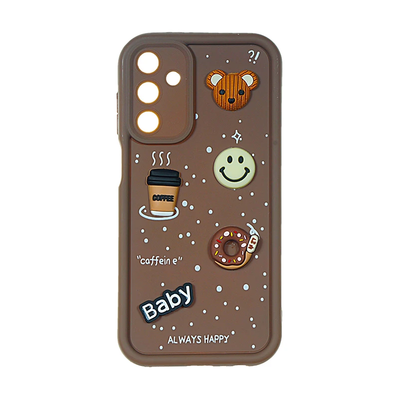 کاور مدل عروسکی برجسته کد Solid مناسب برای گوشی موبایل سامسونگ Galaxy A15 