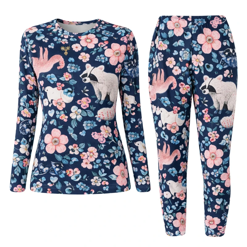 ست تی‌شرت آستین بلند و شلوار راحتی زنانه مدل آوید کد 162