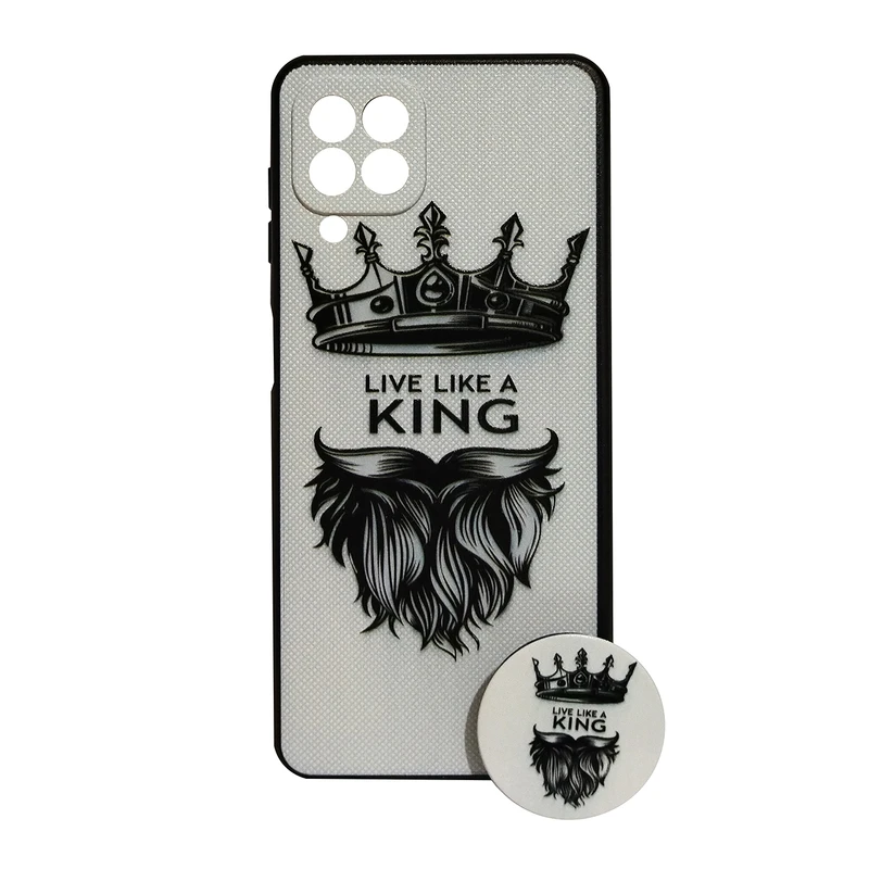 کاور مدل 1829 مناسب برای گوشی موبایل سامسونگ Galaxy A22 4G به همراه پایه نگهدارنده