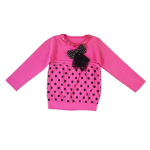 بلوز آستین بلند دخترانه مدل قارچی لناp