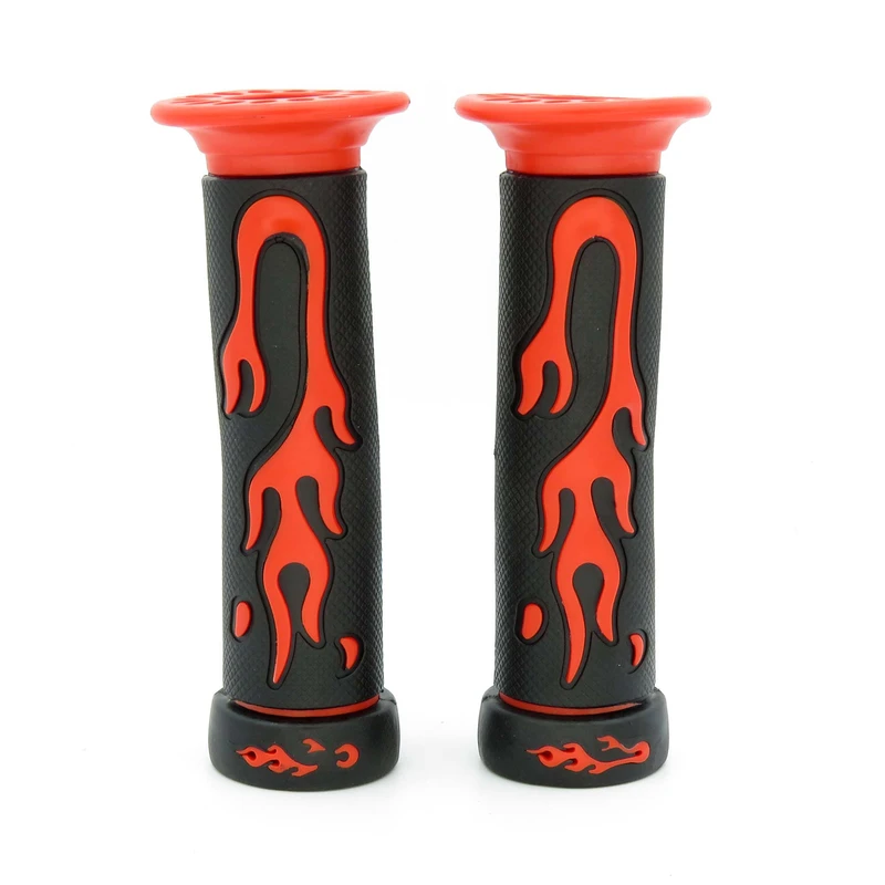 عکس شماره 5 : گریپ دسته دوچرخه مدل آتشی کد 1449 بسته 2 عددی