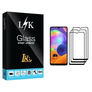 LKG LK Glass Screen Protector For Samsung Galaxy A31 Pack Of 3