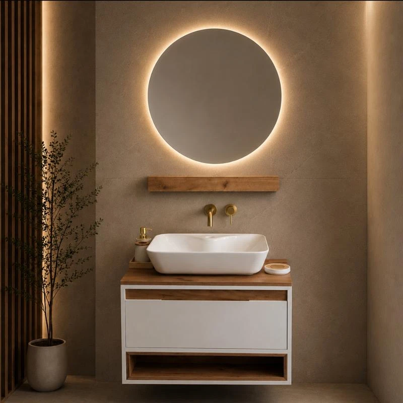 ست کابینت و روشویی مدل کارن