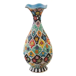 گلدان میناکاری سفال اریسا با جعبه سخن عشق کد20