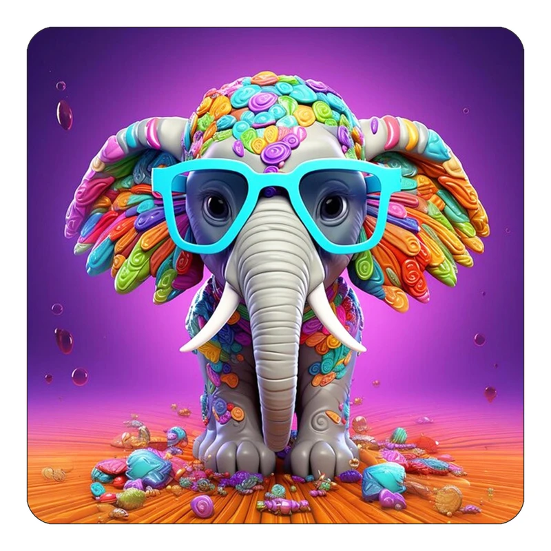 مگنت کاکتی طرح حیوانات رنگی مدل mp26162