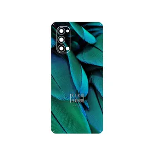 MAHOOT Green Feather Cover Sticker for Oppo Reno4 Pro 5G