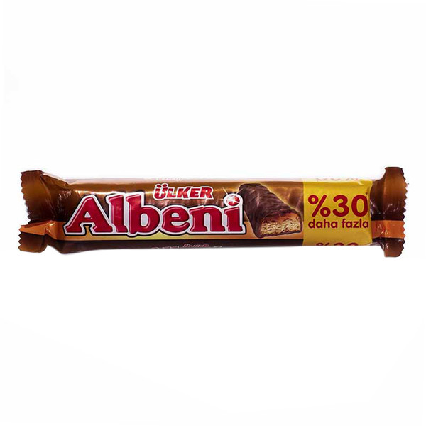شکلات آلبنی اولکر با لایه کارامل و شکلات %30 - 52 گرم