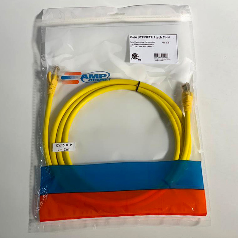 پچ کورد Cat6 امپ مدل NetConnect