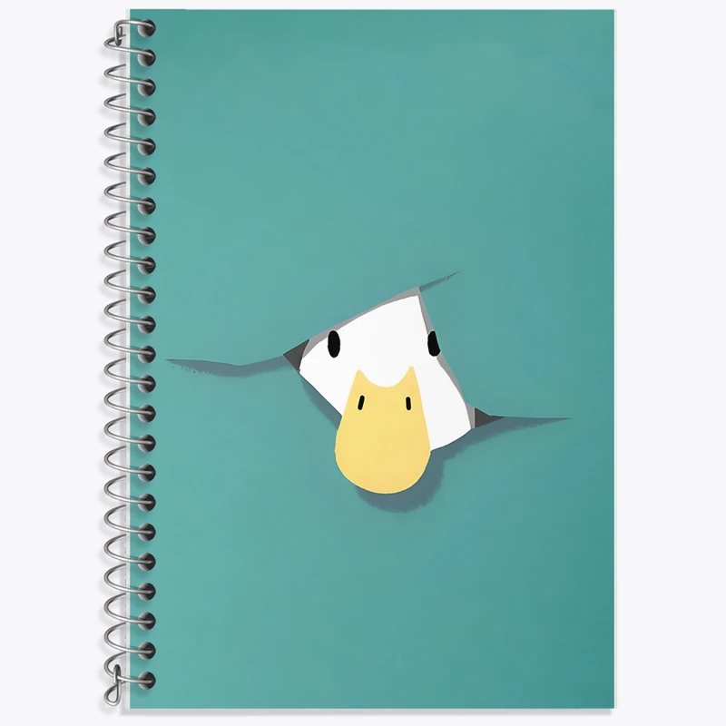 دفتر لغت 50 برگ خندالو طرح اردک بامزه کد N3786