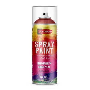 اسپری رنگ قرمز ترافیکی کلوریوم مدل RAL3020 حجم 400 میلی لیتر