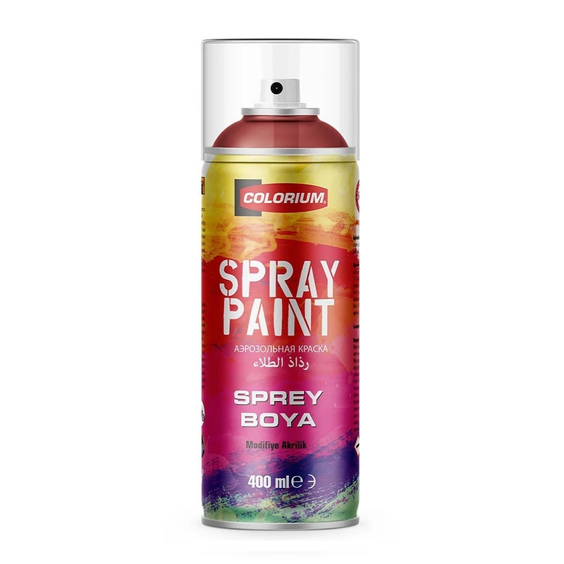 اسپری رنگ قرمز ترافیکی کلوریوم مدل RAL3020 حجم 400 میلی لیتر